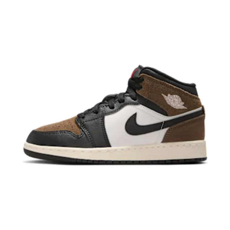 Air Jordan 1 Mid “Black / Palomino / University Red / Phantom” (DQ8423-007)