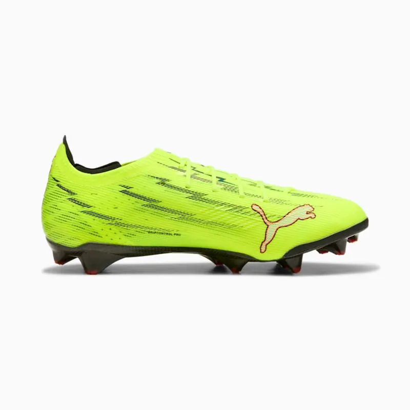 Puma Ultra 6 Carbon FG Yellow Alert Black Glowing Red Lime Squeeze (108685-01)