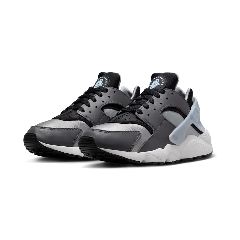 Nike Air Huarache Swoosh! “Black / Light Smoke Grey / Blue Tint / Iron Grey” (DD1068-008)