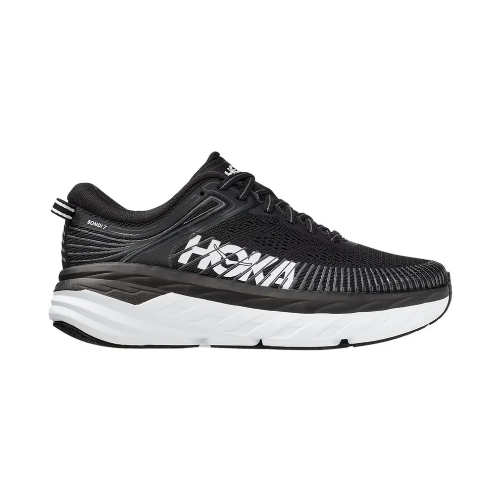 Hoka One One Bondi 7 Black White (1110518-BWHT)