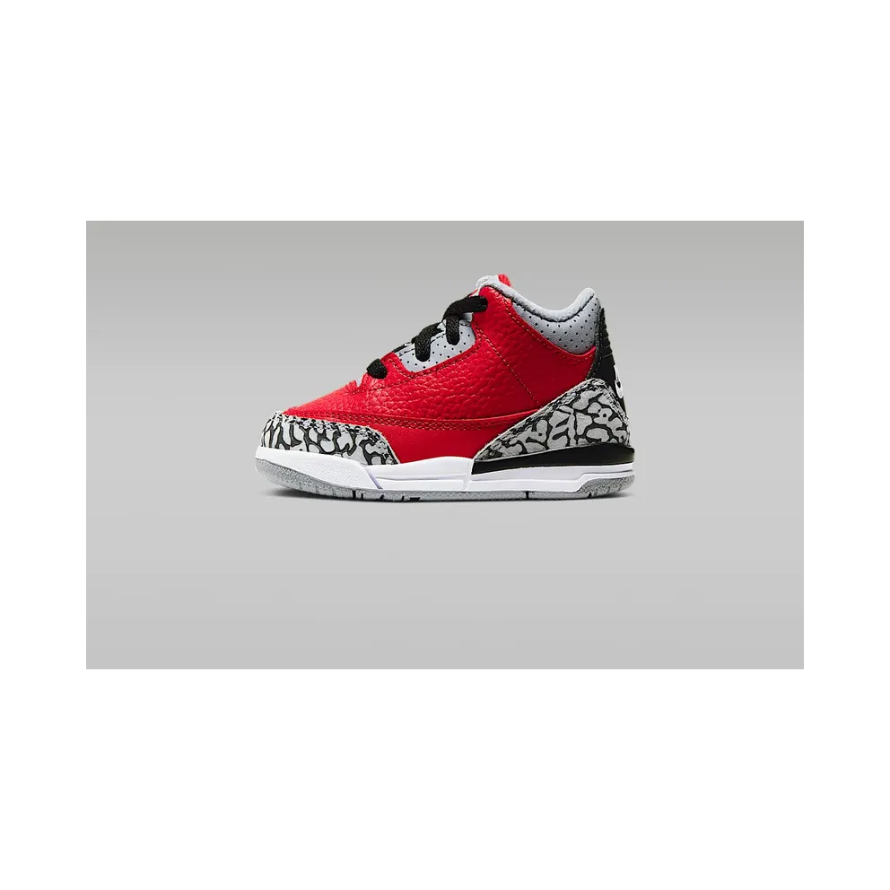 Air Jordan Nike AJ III 3 Retro SE ‘Red Cement’ (TD) (2020) (CQ0489-600)