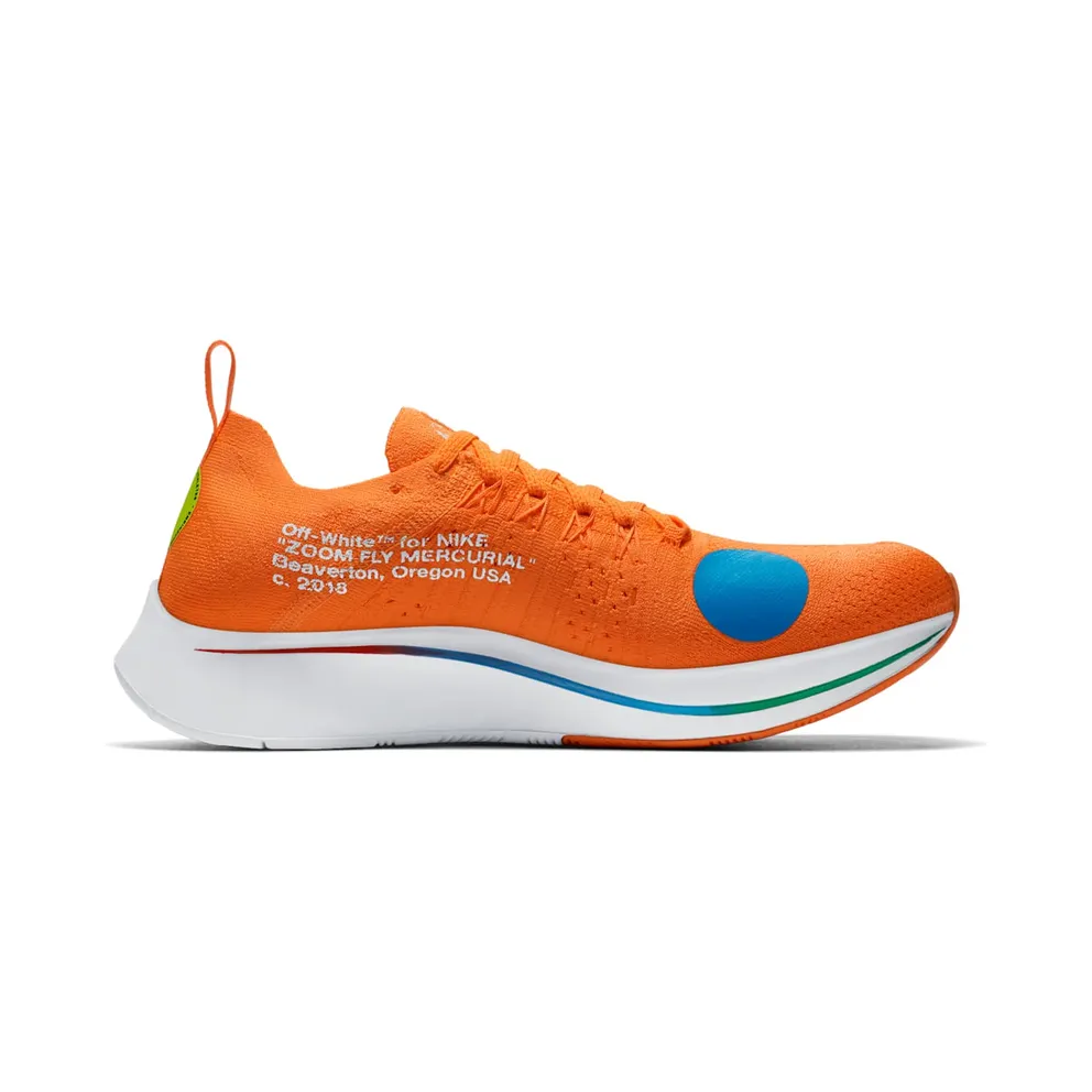Nike x Off White Zoom Fly Mercurial Flyknit Pack ‘Total Orange’ (2018) (AO2115-800)