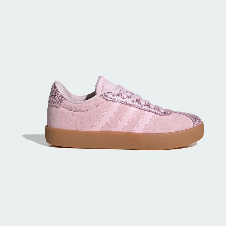 adidas VL Court 3.0 “Clear Pink / Clear Pink / Gum” (JS3484)