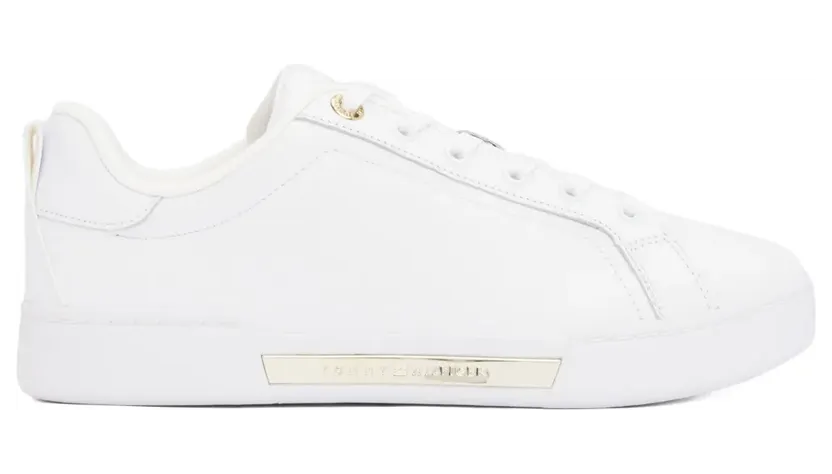 Tommy Hilfiger Sneakers mit Schnürung – Weiß (FW0FW07634YBS)
