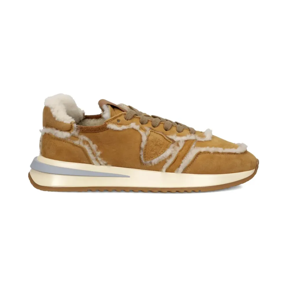 Philippe Model Paris mit Shearling-Besatz – Brown (TYLDMD01)
