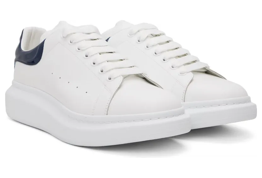 Alexander McQueen White Oversized 9095 WHITE/NAVY (727390WICGW) (4)