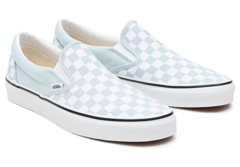 VANS Checkerboard Classic Slip-on Schoenen Blauw (VN0A38F7QCK)