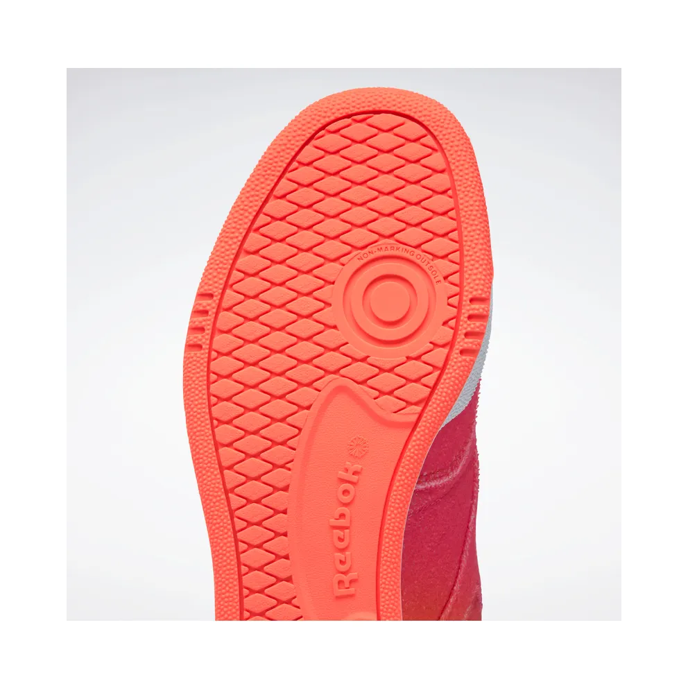 Reebok Daniel Moon Club C 85 Shoes Atomic Pink / Orange Flare / Alert Yellow