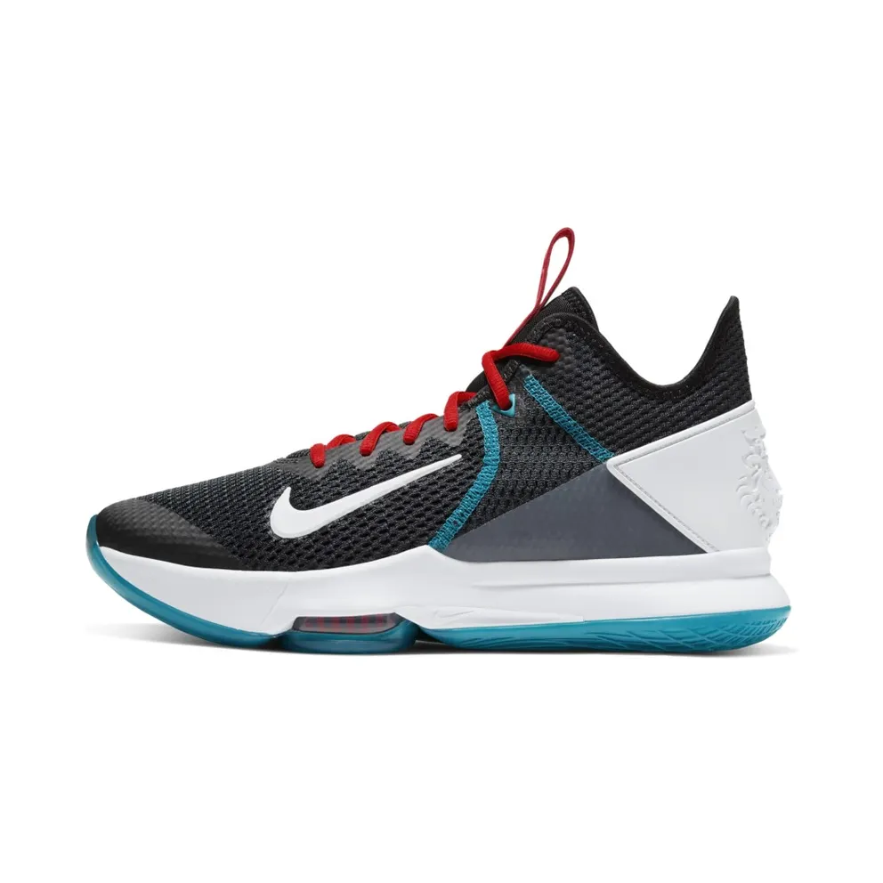 Nike LeBron Witness 4 Red Carpet Black/Chile Red-Glass Blue-White (BV7427-005)