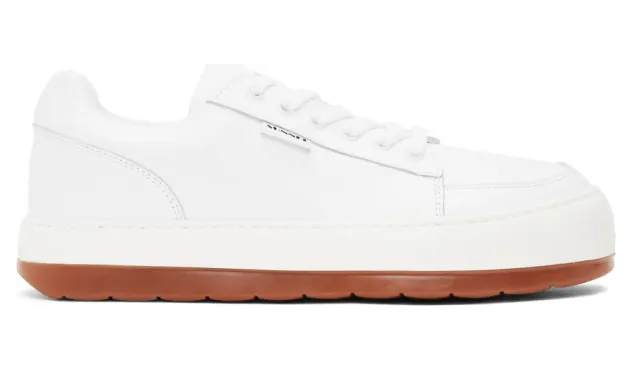 Sunnei White Leather Dreamy Sneakers (D01WHITE)
