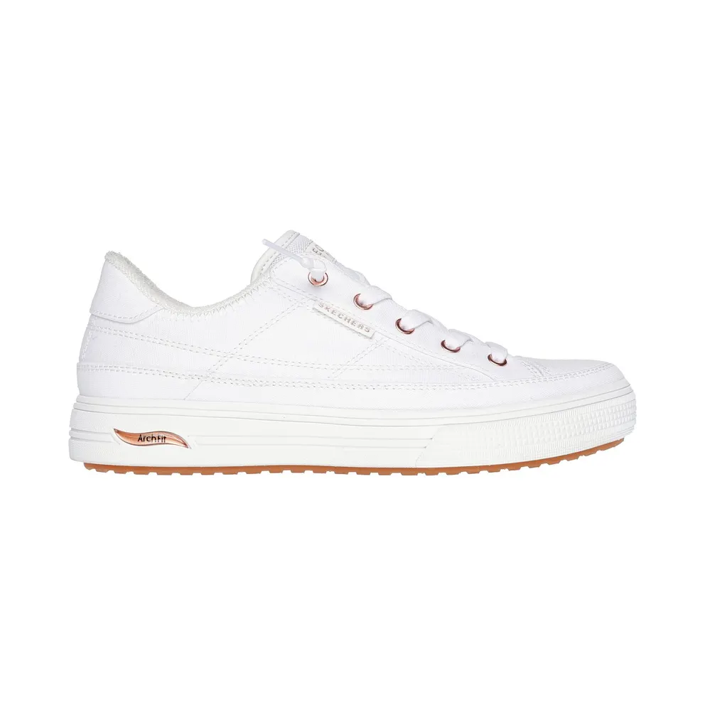 Skechers Arch Fit Arcade – Meet Ya There Sneaker Weiß