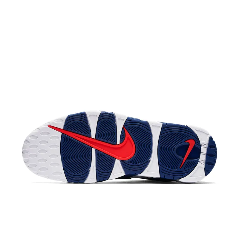 Nike Air More Uptempo Knicks White/Deep Royal Blue-Team Orange (921948-101)