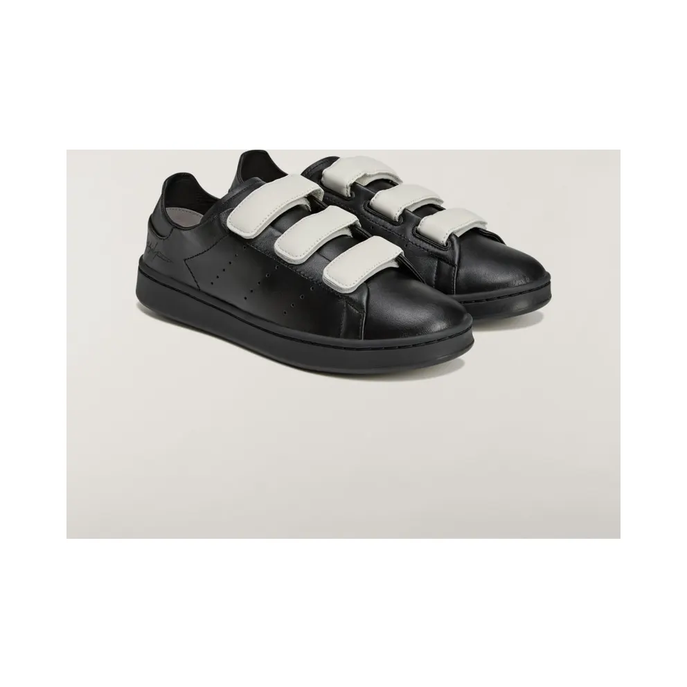 Adidas Y-3 Stan Smith Hook-And-Loop Black / Black / Orbit Grey (JR4224)