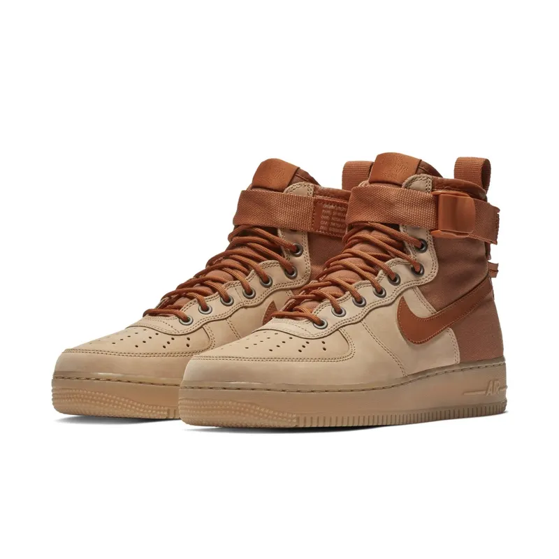 Nike SF Air Force 1 Mid Premium Praline Praline/Gum Light Brown/Dark Russet (AA1129-200)