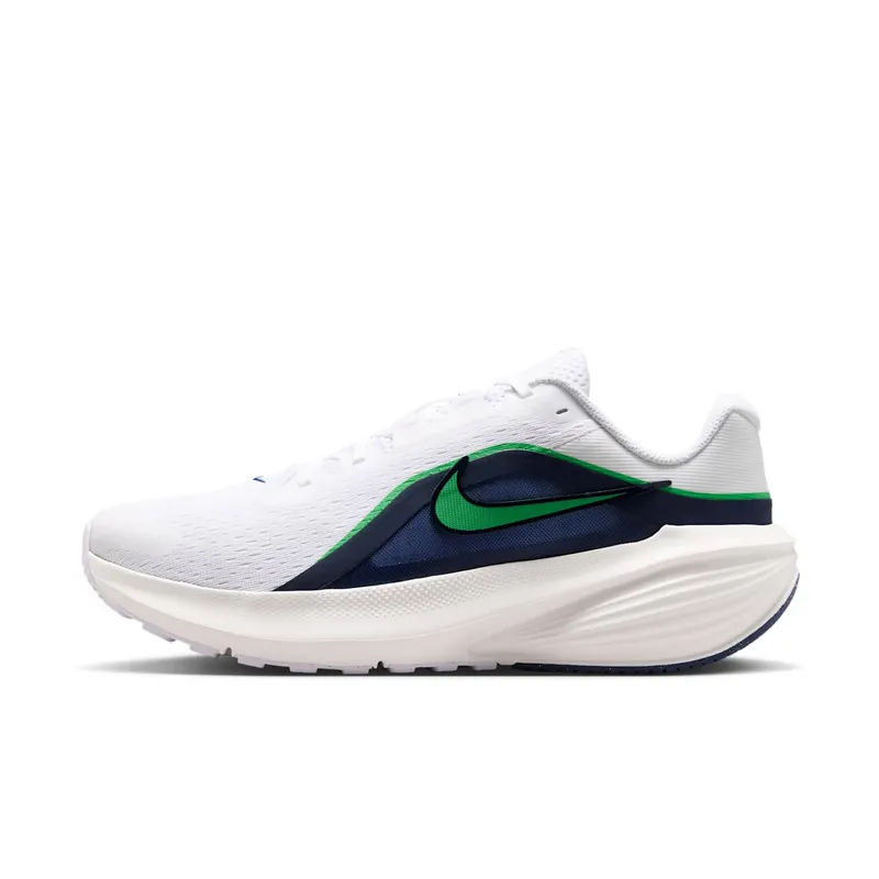 Nike Downshifter White/Midnight Navy/Summit White/Green Spark (IB1895-108)