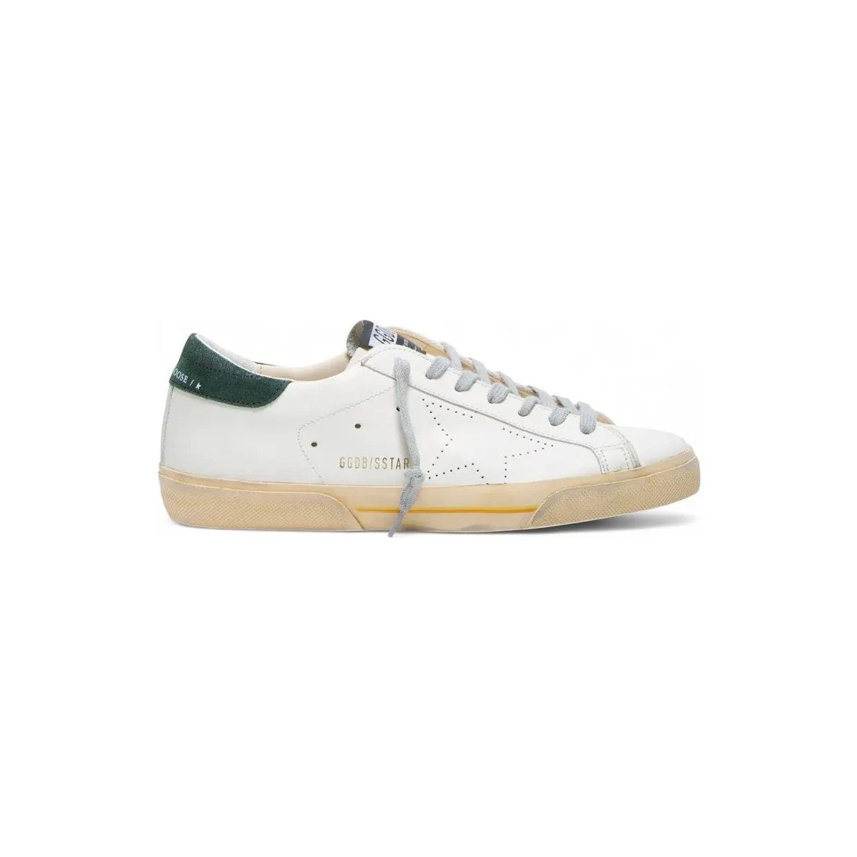 Golden Goose Super-Star White Green Gold (GMF00105-F007530-10502)