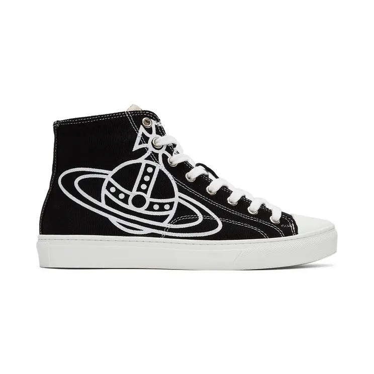 Vivienne Westwood Black Plimsoll High Sneakers (75010001M-W0004-)