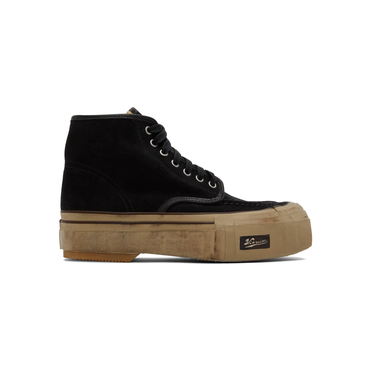 Visvim Beige Liskamm G.Patten-Folk Sneakers (0122102002006)