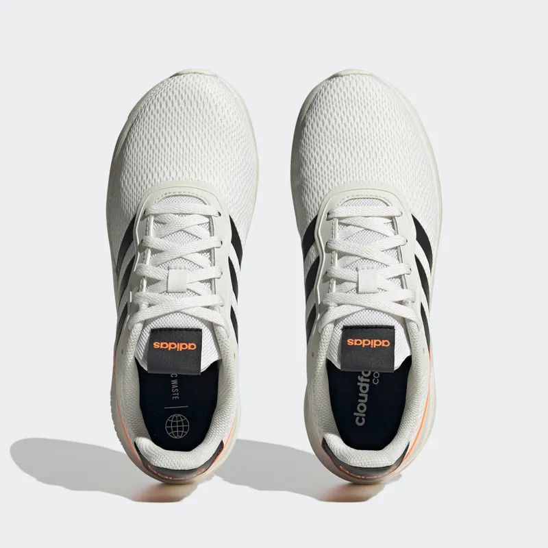 Adidas Nebzed Cloudfoam Lifestyle Running Core White / Carbon / Screaming Orange (HP7864)