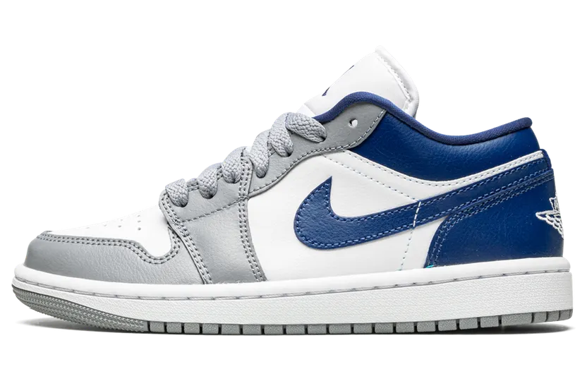 Air Jordan 1 Low White Grey Blue (DC0774-042)