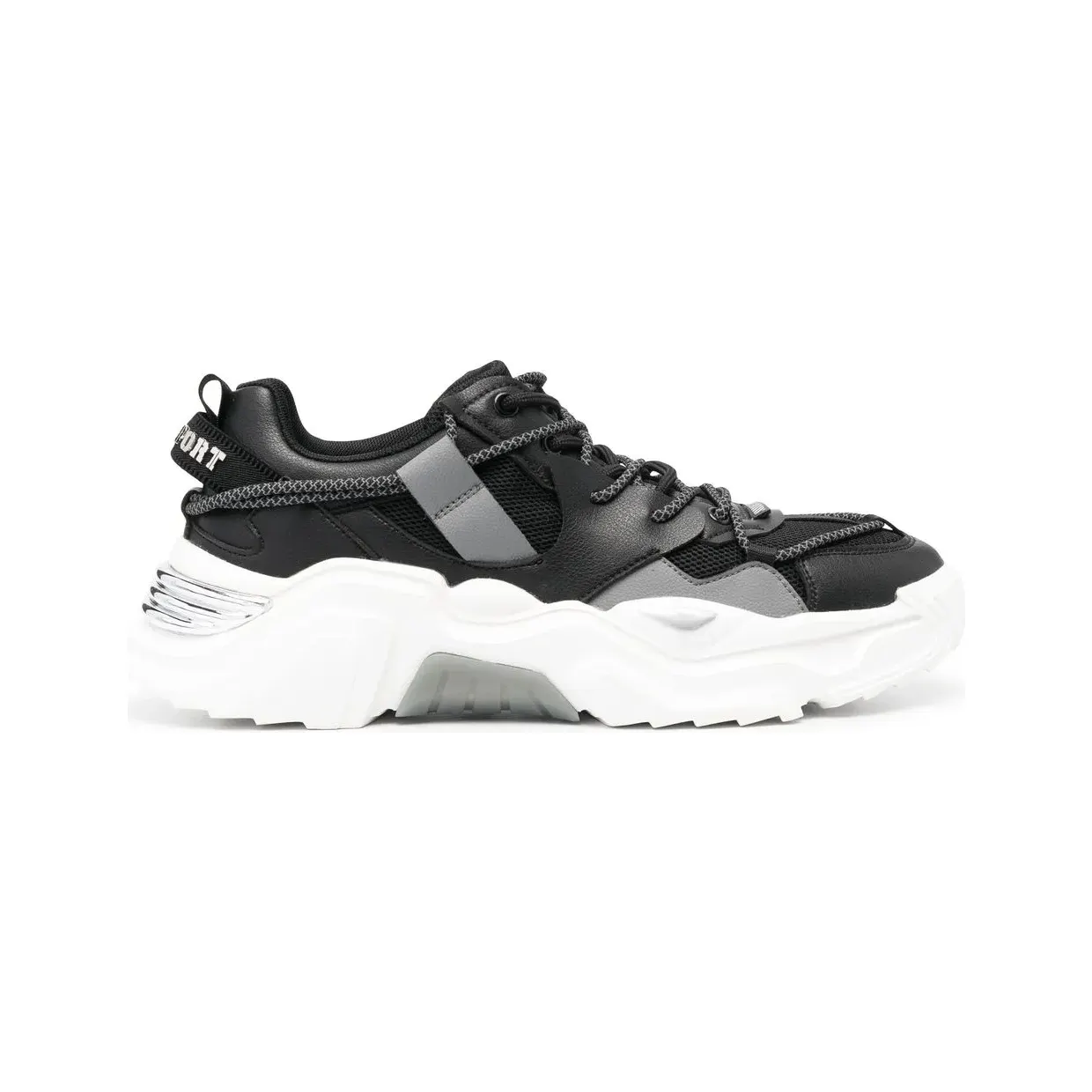 Plein Sport Runner met vlakken “Black” (AABSUSC0351STE003N)