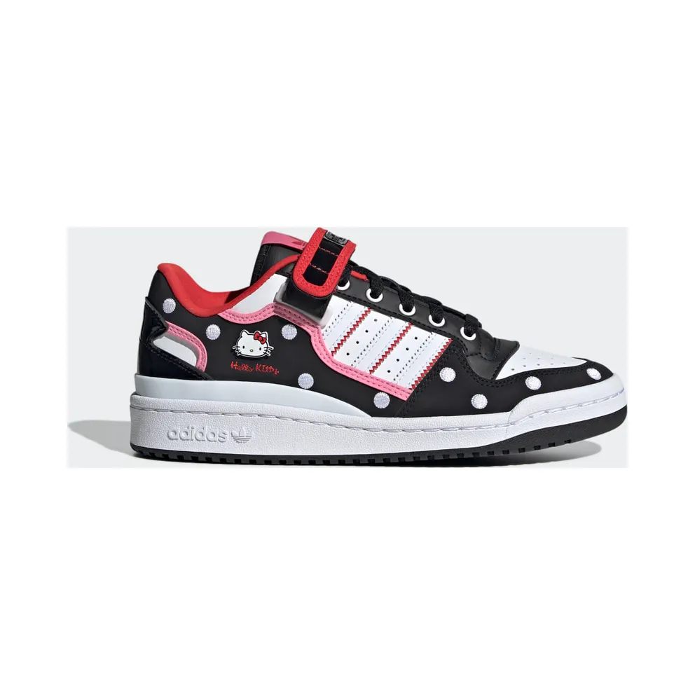 Adidas Forum Low Core Black / Cloud White / Bliss Pink (GW7167)