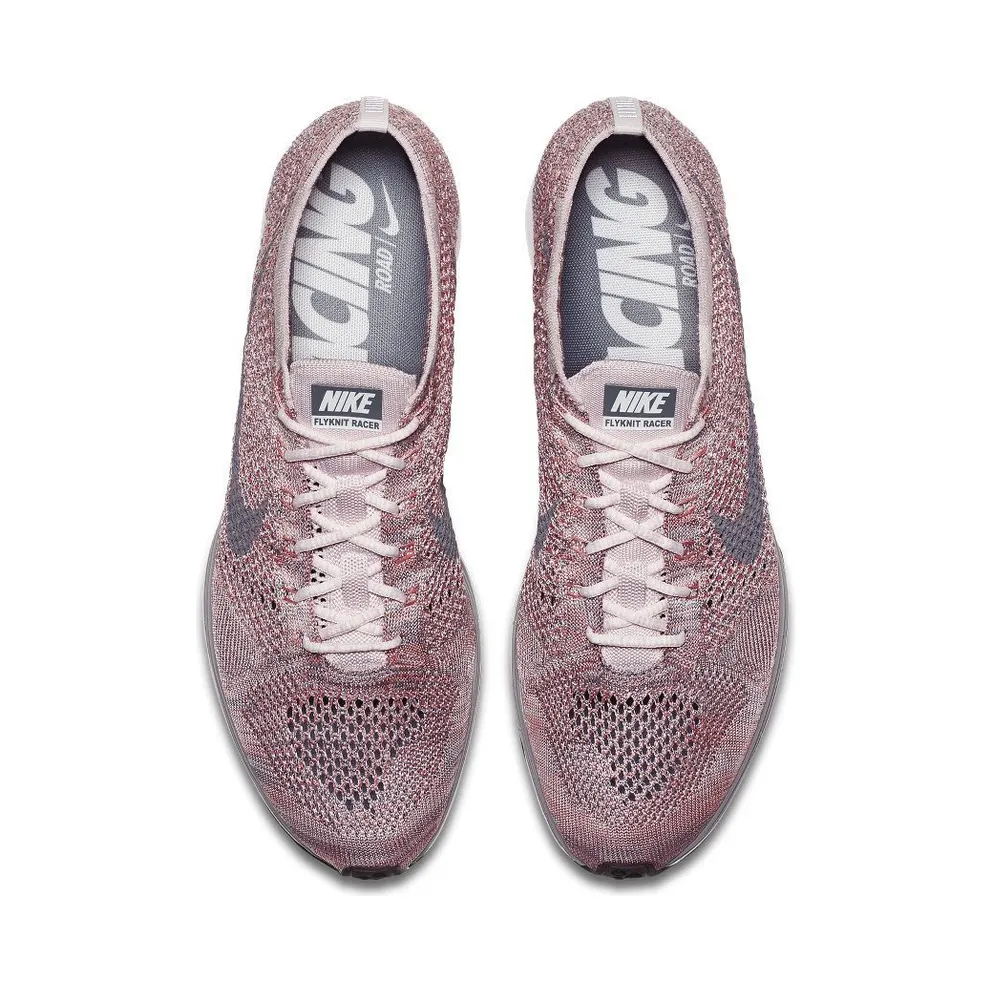 Nike Flyknit Racer Strawberry Pearl Pink/Cool Grey-Bright Melon-Wolf Grey-White (526628-604)