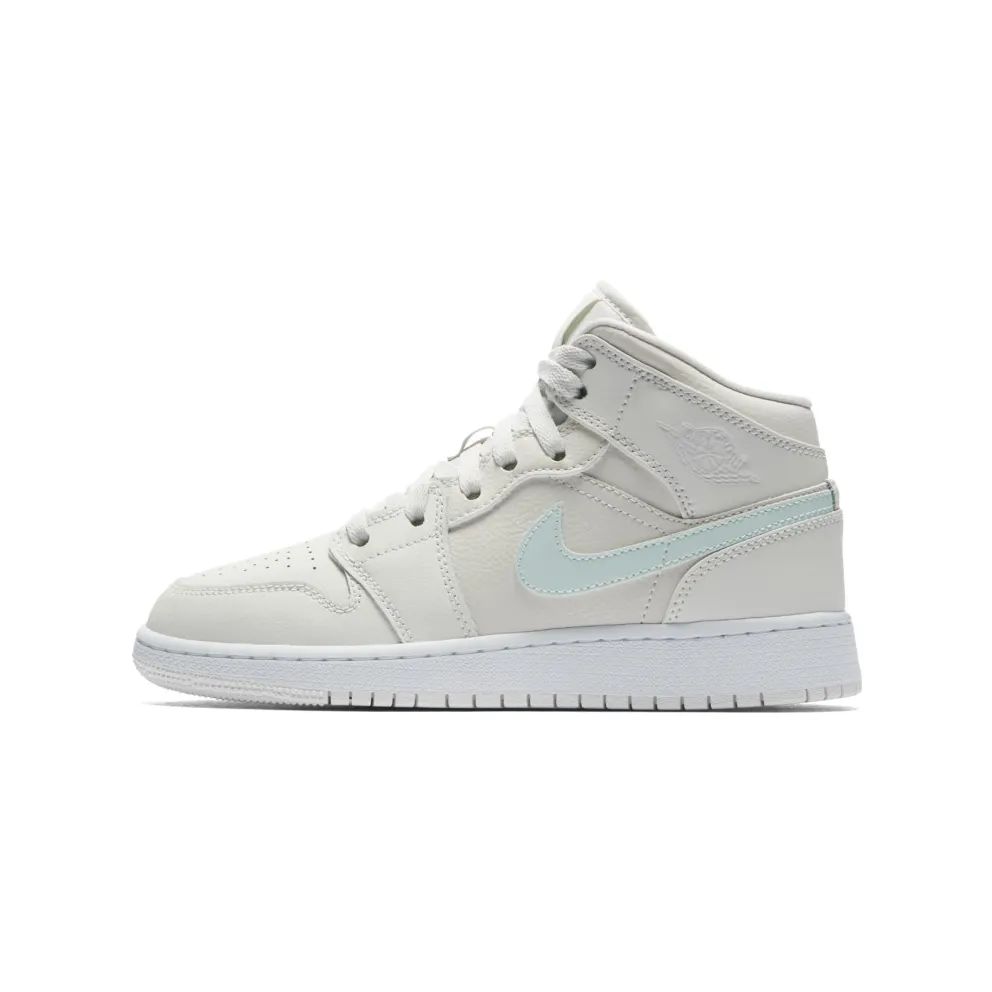 Jordan 1 Mid Multi-Color Swoosh Phantom (GS) Phantom/Igloo-Purple Rise-Blue Tint (555112-035)