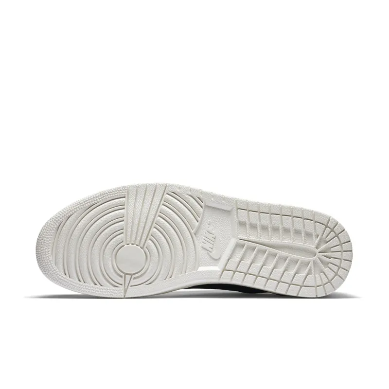 Jordan 1 Retro Low Swooshless Black Black/Black-Sail (848775-005)