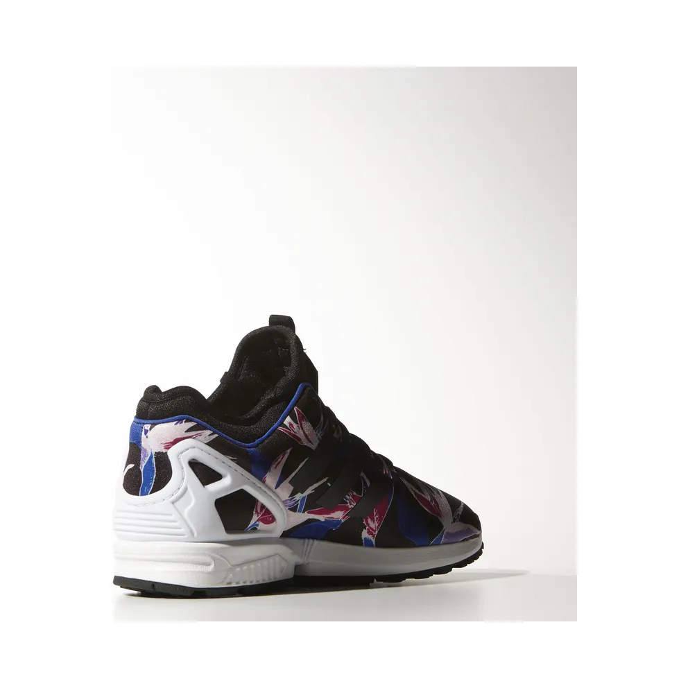 adidas ZX Flux Floral Blue Blue Core Black/Bold Blue/Yellow (B34467)