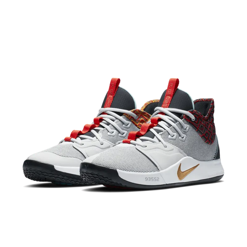 Nike PG 3 BHM (2019) Pure Platinum/Metallic Gold (BQ6242-007)