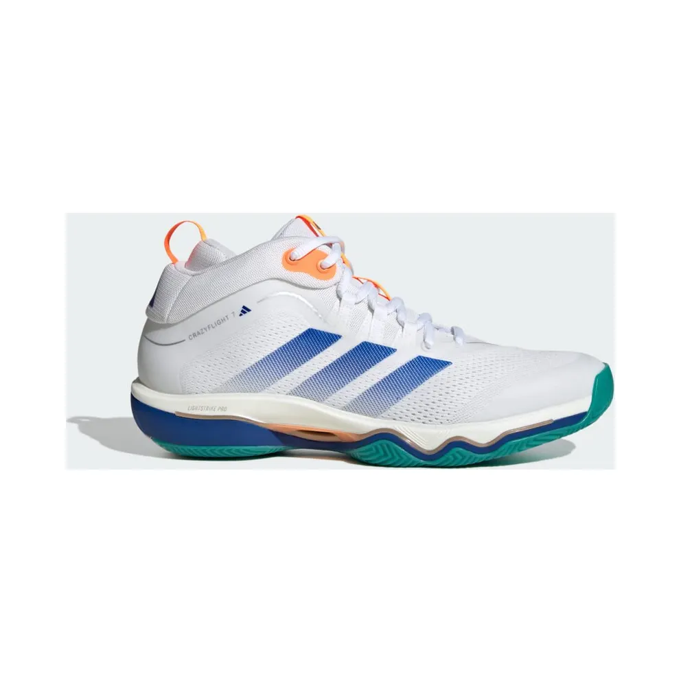 Adidas CRAZYFLIGHT 7 white / Cloud White / Royal Blue (KJ9541)