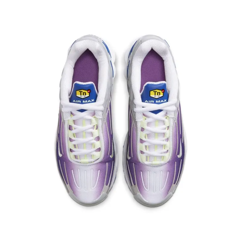 Nike Air Max Plus 3 Light Smoke Grey (GS) Light Smoke Grey/Purple Nebula/Hyper Blue (CD6871-006)