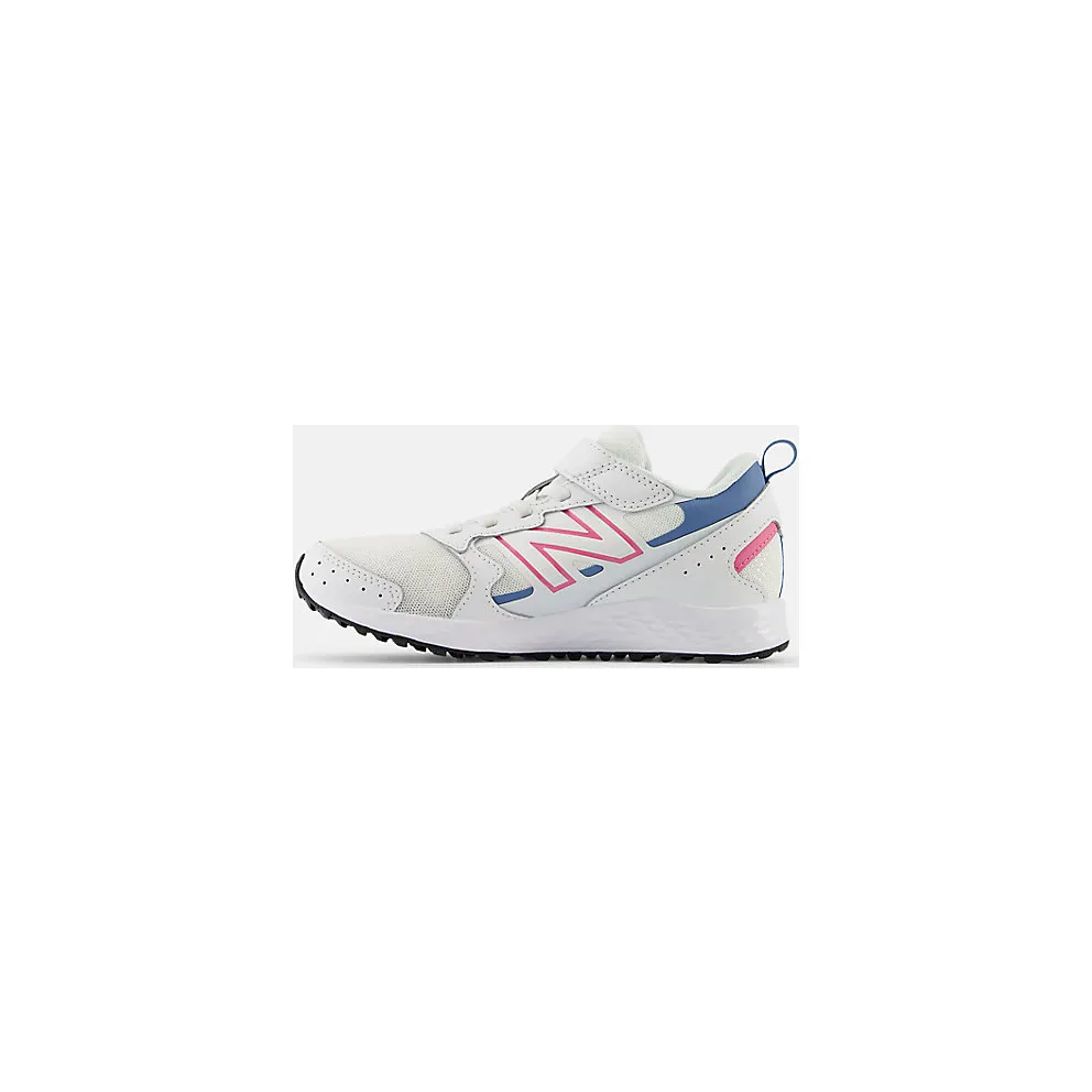 New Balance Fresh Foam 650 Bungee Lace White Real Pink Heron Blue (YT650WP1)