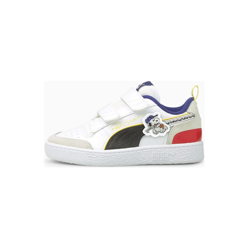 Puma x PEANUTS Ralph Sampson V Kids White/Black (375794-01)