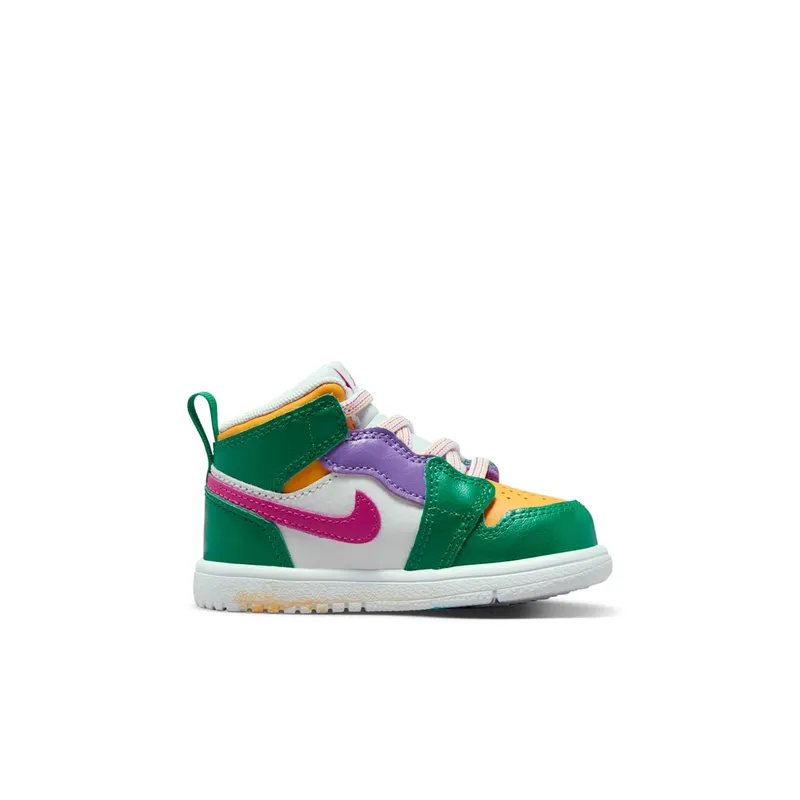 Jordan 1 Mid ALT Malachite White University Gold Active Pink (DZ5536-300)