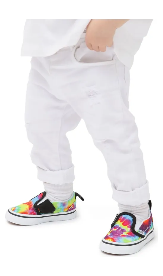 VANS Spiral Tie Dye Slip-on Velcro Peuterschoenen Multicolour (VN000UBS99E)