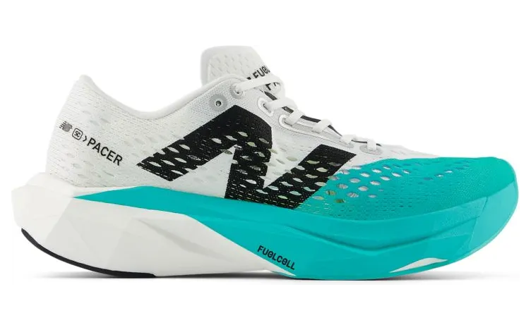 New Balance FuelCell SuperComp Pacer v2 White Cyber Jade Black (WFCRRLW2)