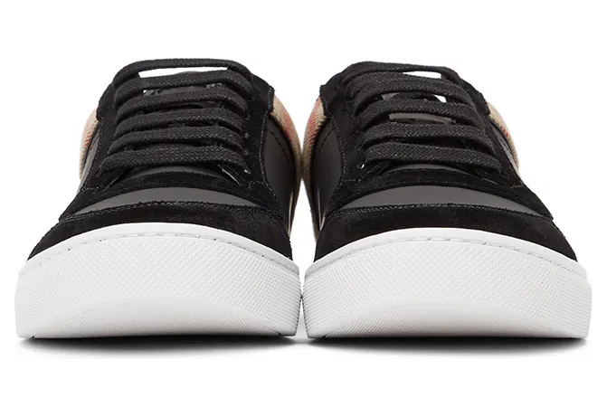 Burberry Black Check Reeth Sneakers (8024124) (2)