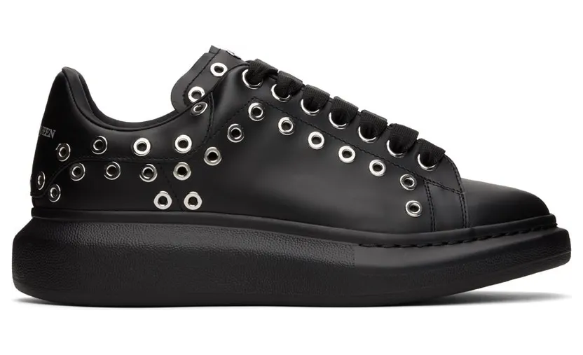 Alexander McQueen Black Larry 1081 BLACK/SILVER (730079WHQYW)