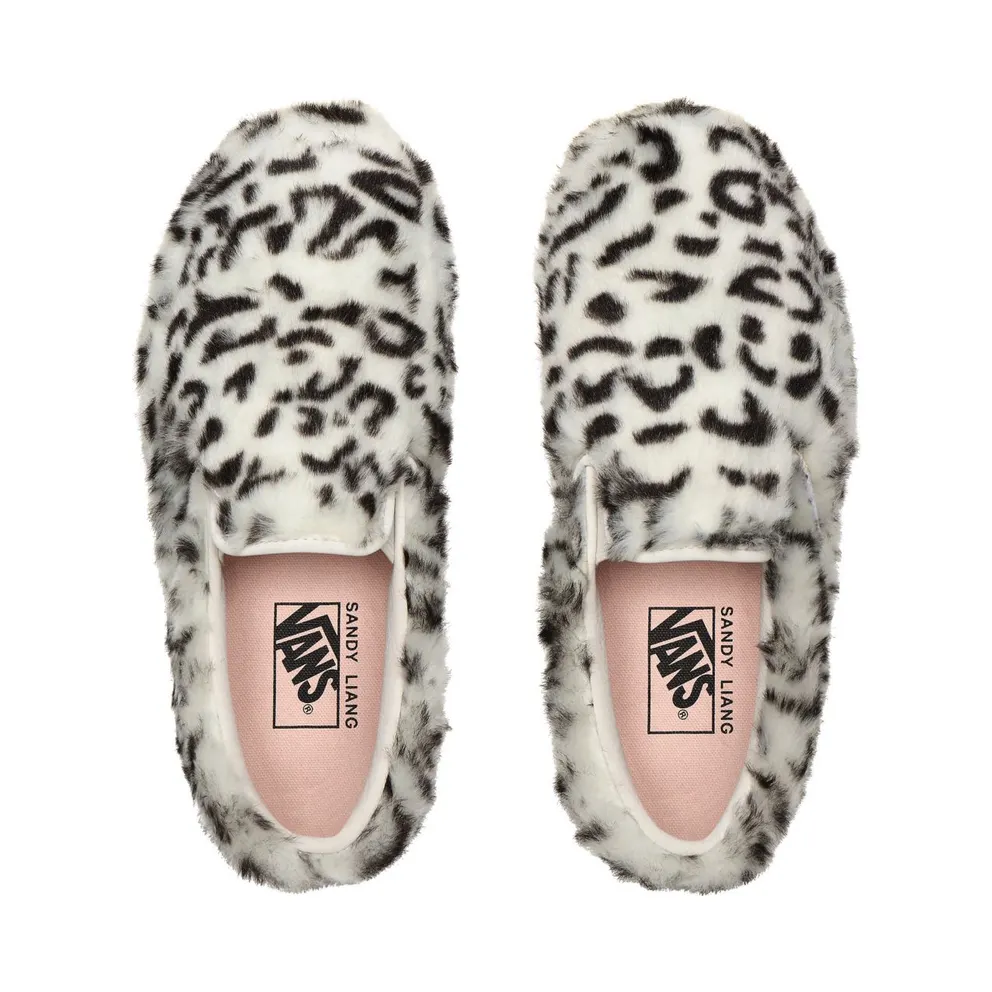 VANS Vans X Sandy Liang Classic Slip-on Platform Shoes (White)