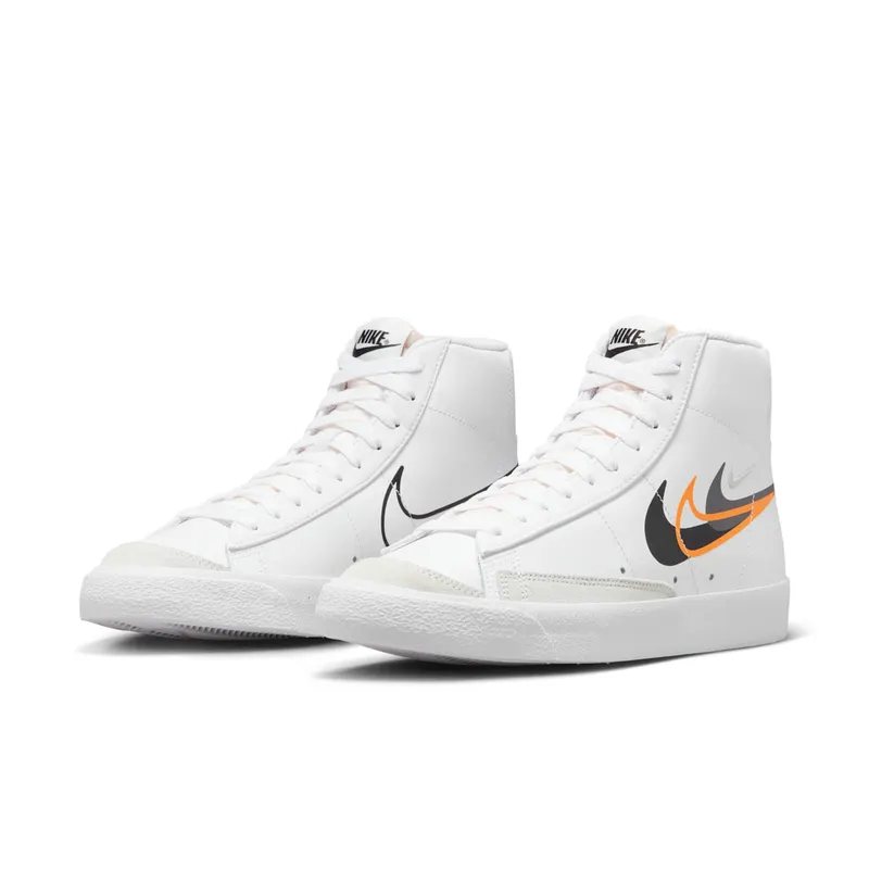 Nike Blazer Mid ’77 Multi-Swoosh Bright Mandarin (FN7809-100)