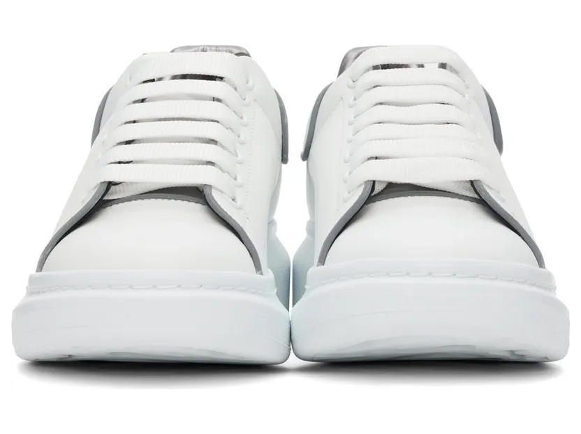 Alexander McQueen SSENSE Exclusive White Reflective Oversized Sneakers (561123WHTQK) (2)
