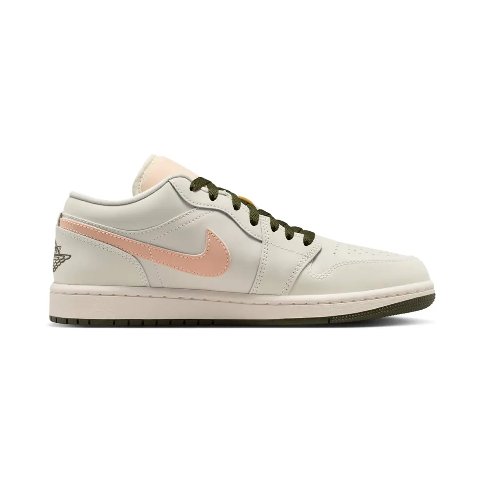 Jordan 1 Low “Sail Crimson Tint Khaki” (DC0774-111)