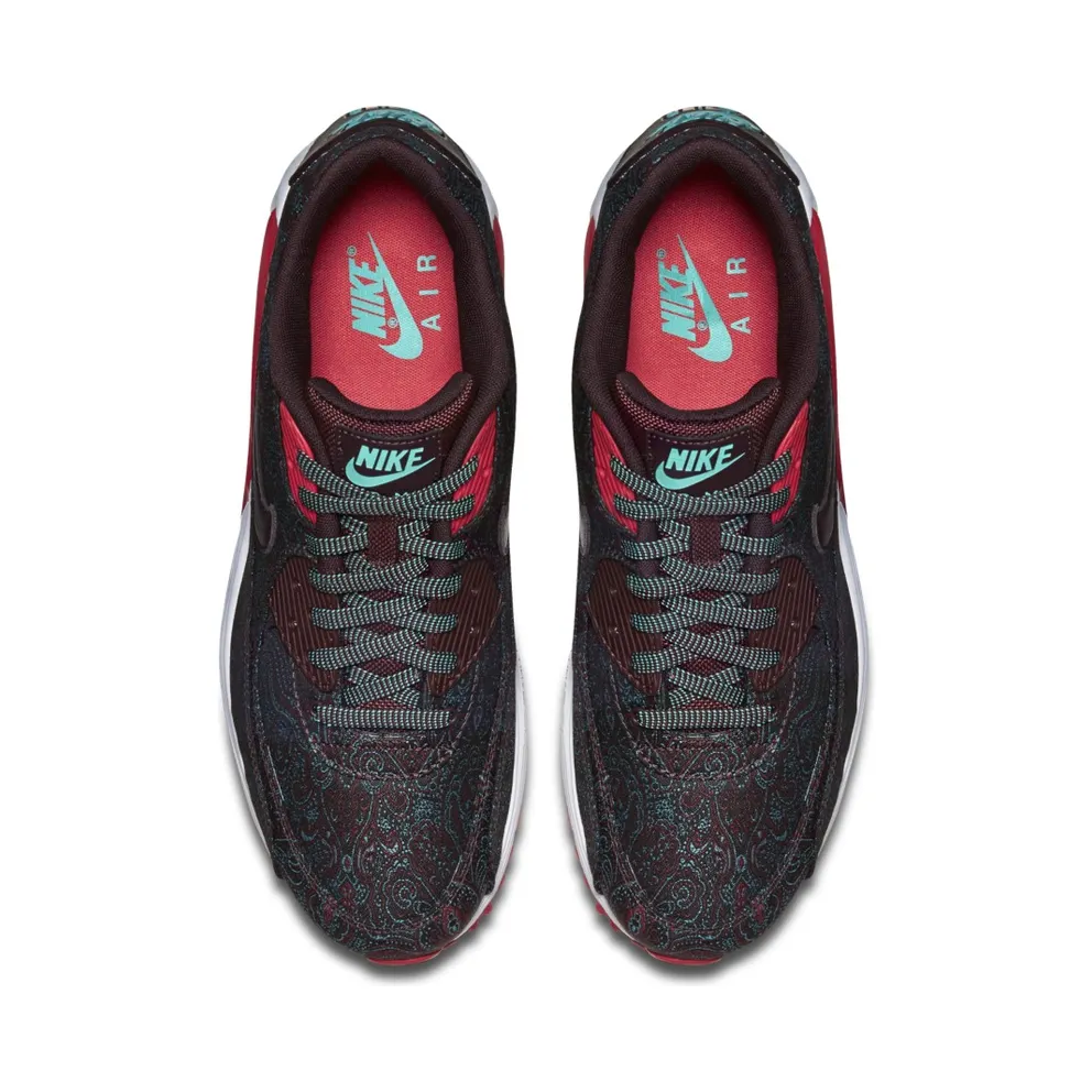 Nike Air Max Lunar90 Burgundy-Paisley Deep Burgundy/Challenge Red/Fuchsia Force (705068-601)