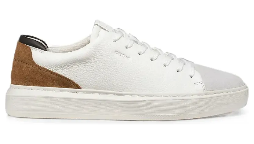 Geox Sneakers mit Wildledereinsätzen – Weiß (U655WA04722)