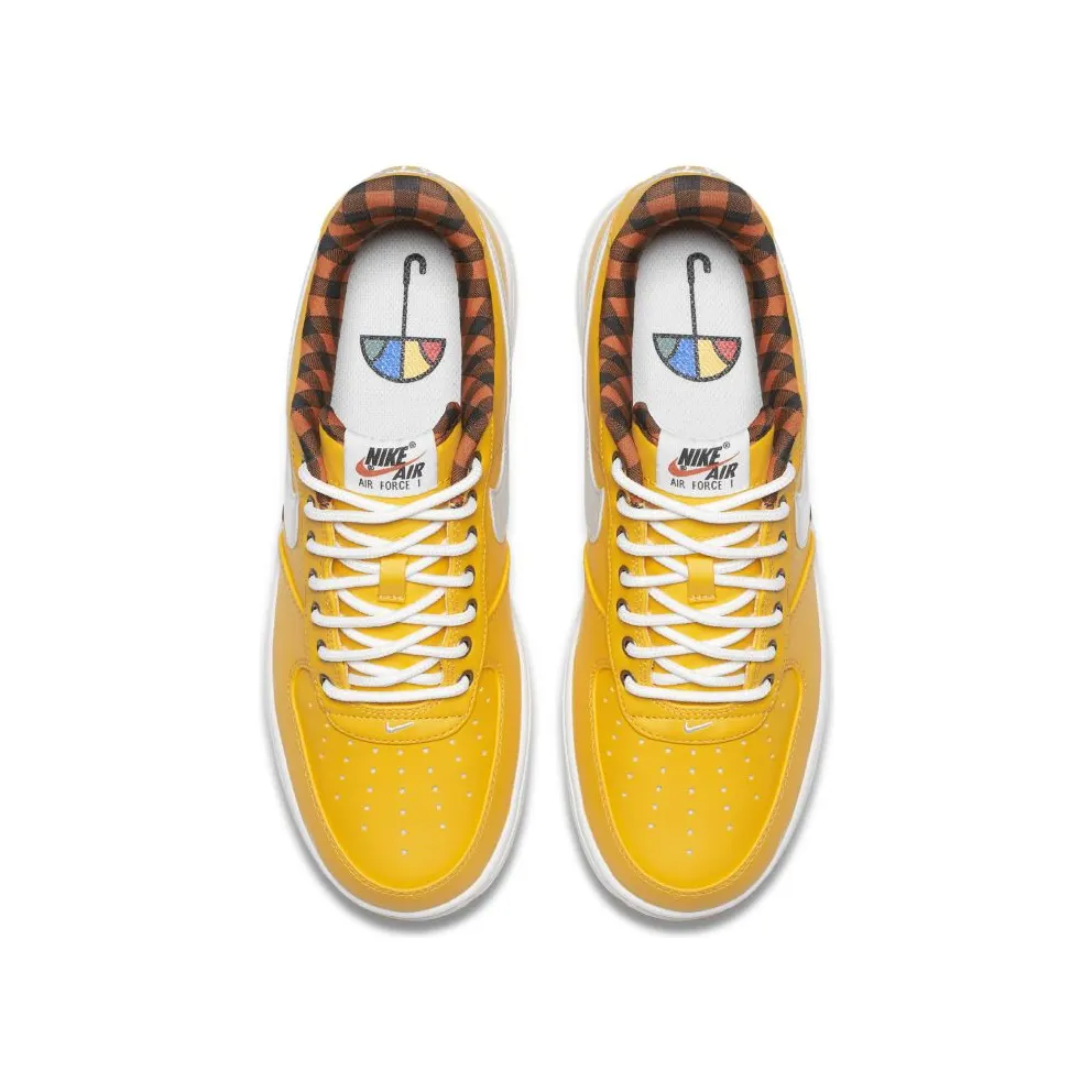 Nike Air Force 1 Low Varsity Maize Picnic Basket Varsity Maize/Safety Orange-Gum Light Brown-Sail (718152-702)