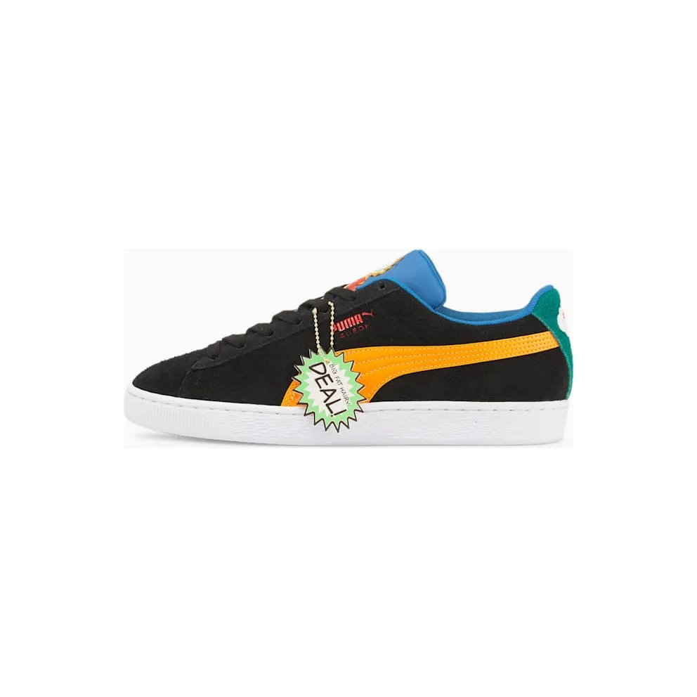 Puma Suede Garfield Dark Cheddar / Celandine / Vallarta Blue (384182-01)
