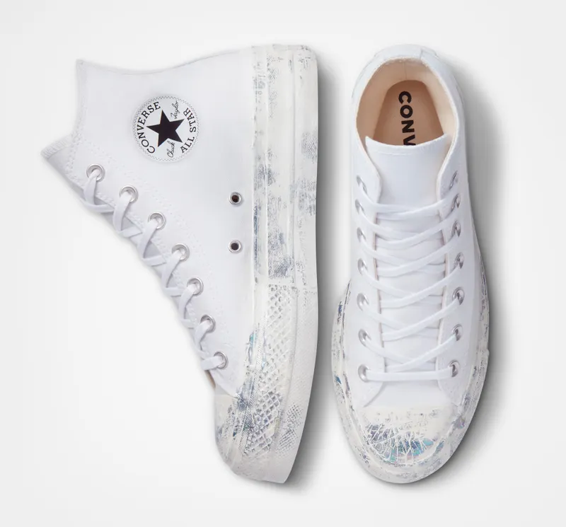 Converse Chuck Taylor All Star Lift Platform White Iridescent (A03337C)