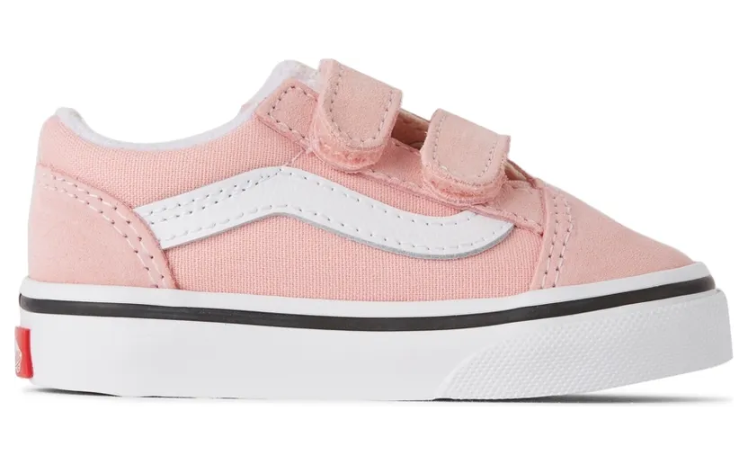 Vans Baby Pink Old Skool V Sneakers (T VN000D3Y9AL)